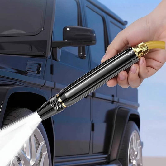 Portable High Pressure Washing Water Gun Car Wash Nozzle Adjustable Nipple Type Direct Spray Home Garden Shower Watering Hose