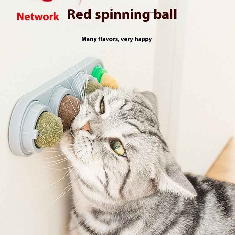 4 In 1 Catnip Ball Toy: The Ultimate Dental Care & Fun for Your Feline - VibeDroid