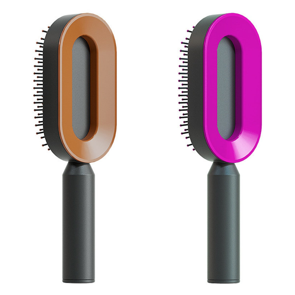 Self Cleaning Hair Brush: Effortless Brushing and Care for Healthy Hair - VibeDroid