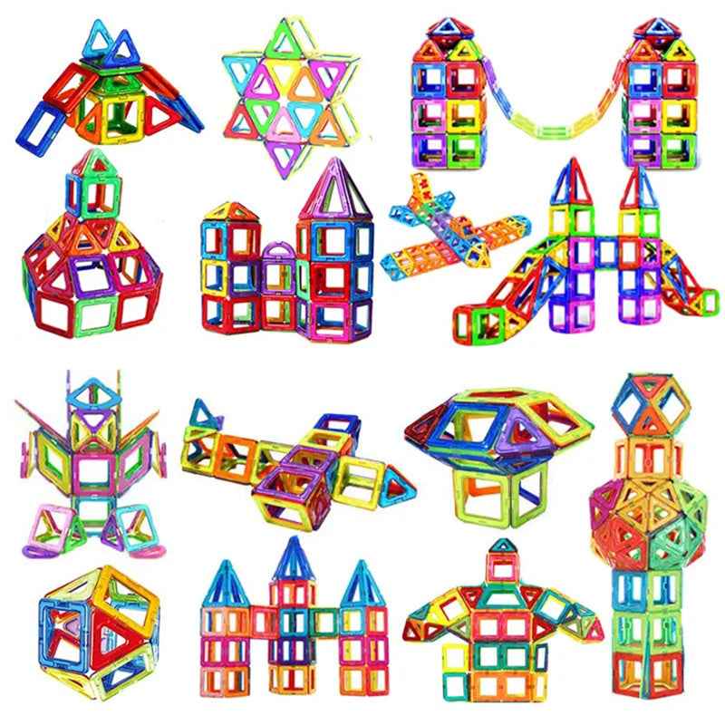 Magnetic Building Blocks DIY Magnets Toys For Kids Designer Construction Set Gifts For Children Toys - VibeDroid