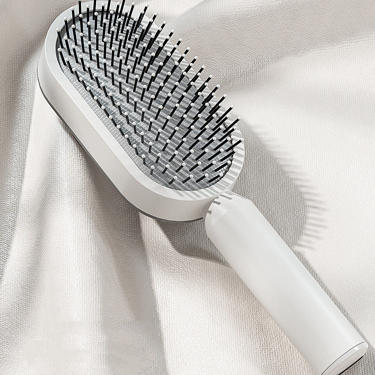 Self Cleaning Hair Brush: Effortless Brushing and Care for Healthy Hair - VibeDroid