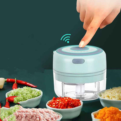 Mini Electric Garlic Chopper: Your Essential Kitchen Assistant for Quick and Easy Meal Prep - VibeDroid