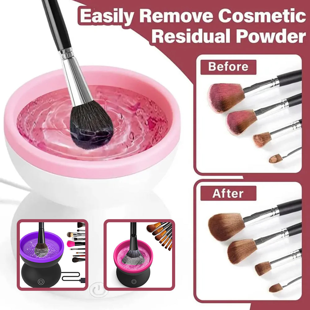 Effortless Electric Makeup Brush Cleaner for Spotless Beauty Tools - VibeDroid