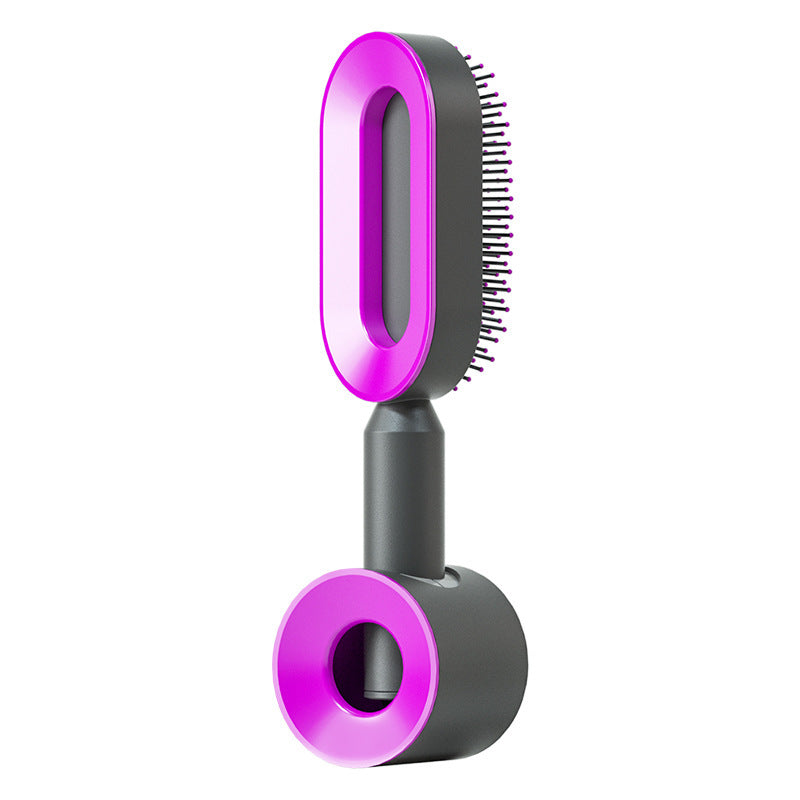 Self Cleaning Hair Brush: Effortless Brushing and Care for Healthy Hair - VibeDroid