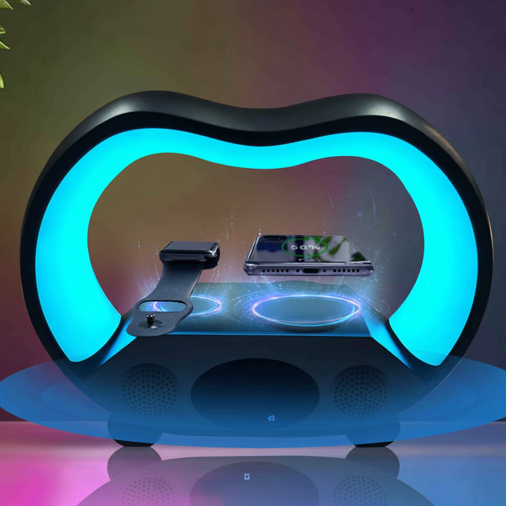 Transform Your Space with the Smart Bluetooth LED Table Lamp - 6 in 1 Multifunctional Design