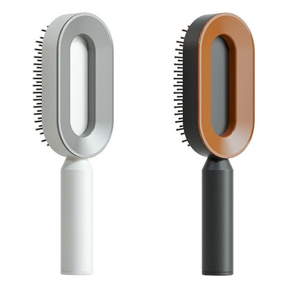 Self Cleaning Hair Brush: Effortless Brushing and Care for Healthy Hair - VibeDroid