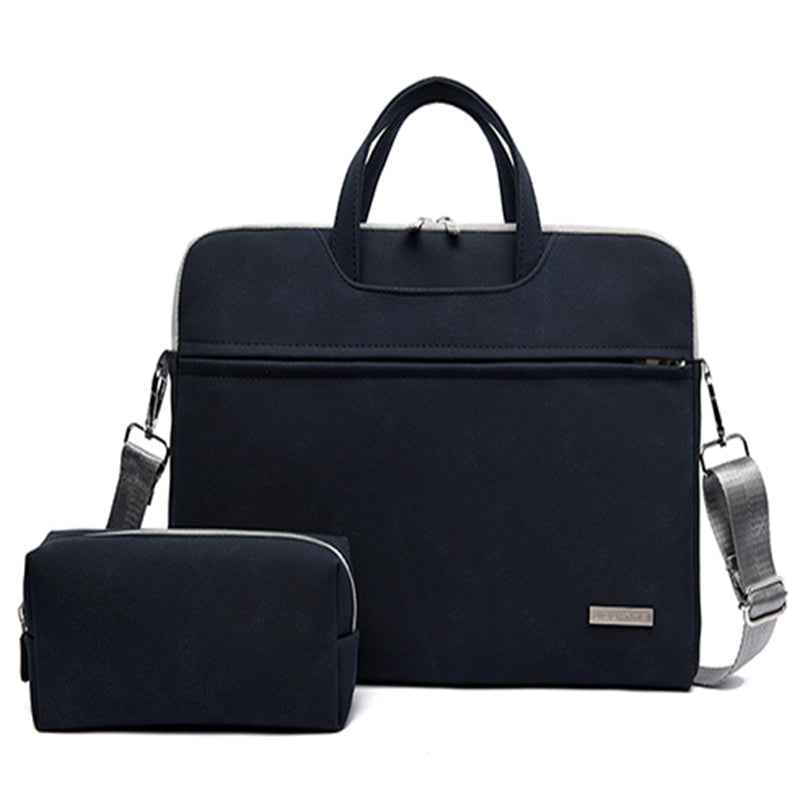 Chic PU Leather Laptop Bag for Women - Stylish and Functional Briefcase
