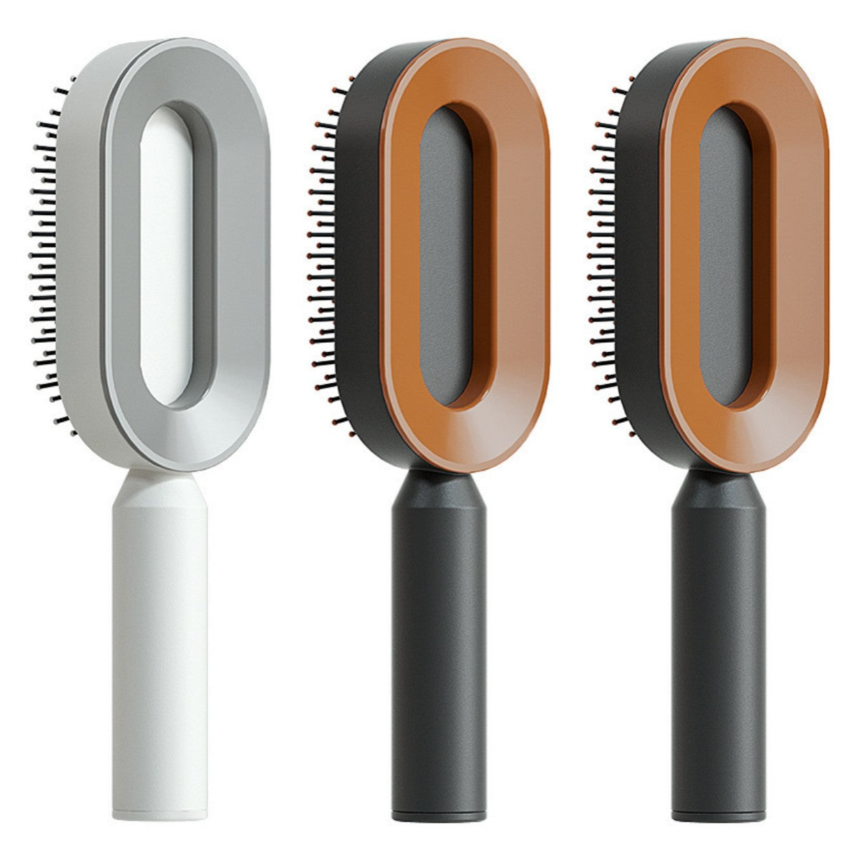 Self Cleaning Hair Brush: Effortless Brushing and Care for Healthy Hair - VibeDroid