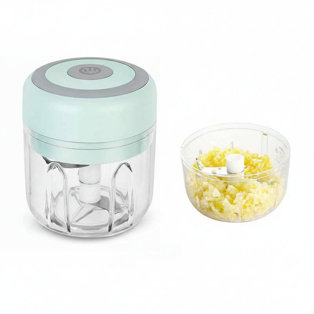 Mini Electric Garlic Chopper: Your Essential Kitchen Assistant for Quick and Easy Meal Prep - VibeDroid