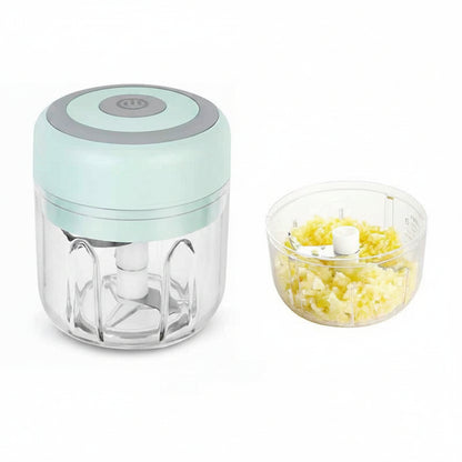 Mini Electric Garlic Chopper: Your Essential Kitchen Assistant for Quick and Easy Meal Prep - VibeDroid