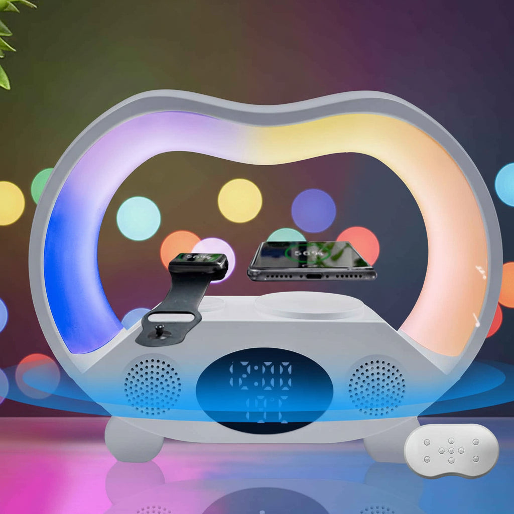 Transform Your Space with the Smart Bluetooth LED Table Lamp - 6 in 1 Multifunctional Design