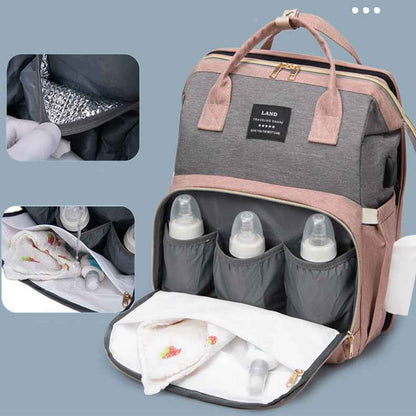 Insulated Baby Crib Backpack – Stylish, Versatile, and Perfect for New Mums - VibeDroid