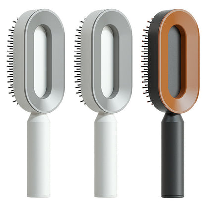 Self Cleaning Hair Brush: Effortless Brushing and Care for Healthy Hair - VibeDroid