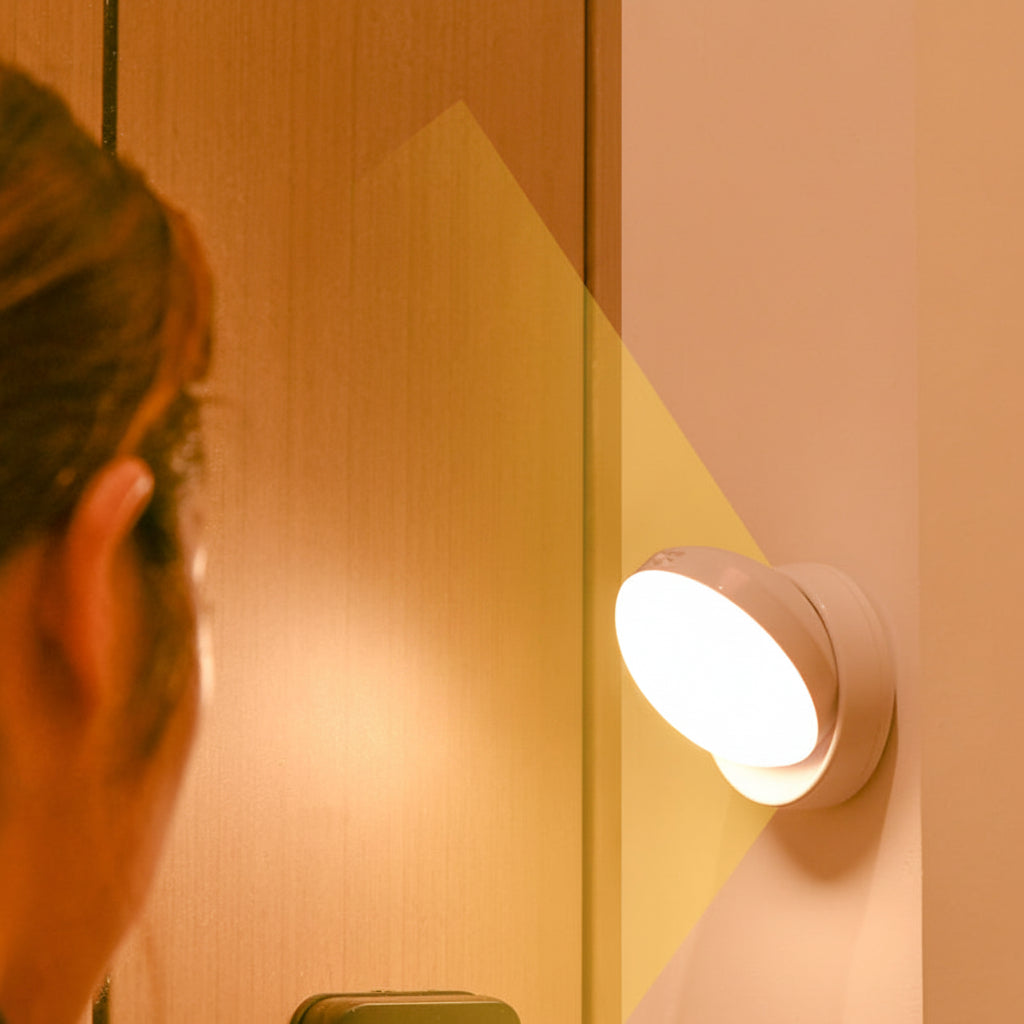 Rotating Human Body Sensor Light Corridor Garage Light Wardrobe Light Motion Sensor Night Light - VibeDroid