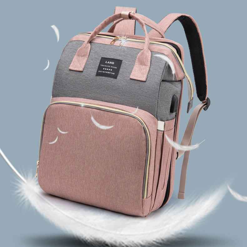 Insulated Baby Crib Backpack – Stylish, Versatile, and Perfect for New Mums - VibeDroid