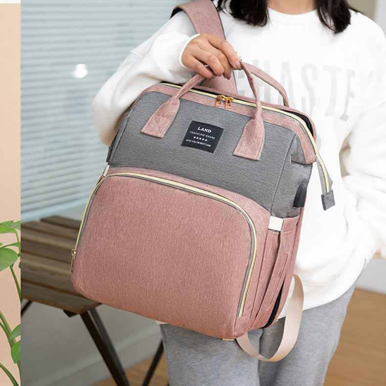Insulated Baby Crib Backpack – Stylish, Versatile, and Perfect for New Mums - VibeDroid