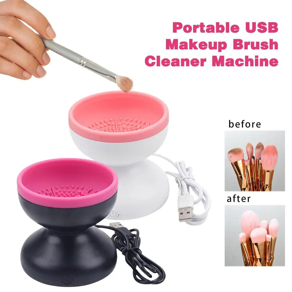 Effortless Electric Makeup Brush Cleaner for Spotless Beauty Tools - VibeDroid