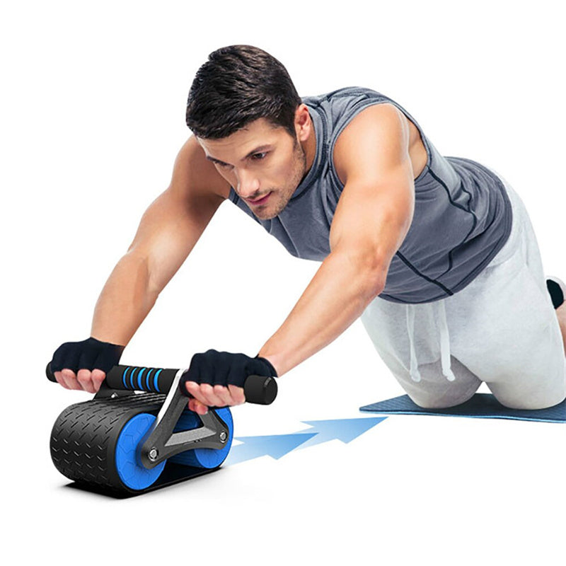 Transform Your Core with the Abdominal Ab Wheel Roller - Automatic Rebound for Effortless Workouts - VibeDroid