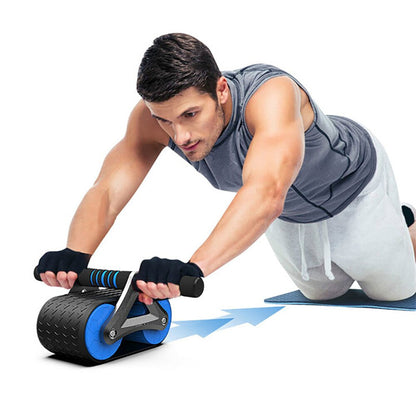 Transform Your Core with the Abdominal Ab Wheel Roller - Automatic Rebound for Effortless Workouts - VibeDroid