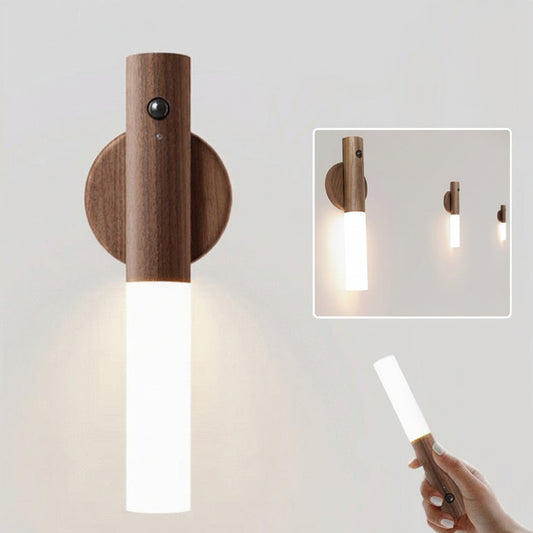 Auto LED USB Magnetic Wireless Night Light Corridors Porch Lights PIR Motion Sensor Wall Light Cabinet Lamp - VibeDroid