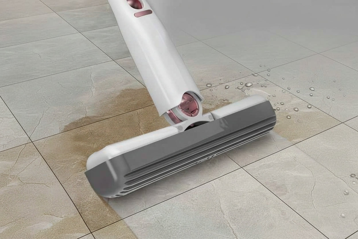 Effortless Cleaning with Our Portable Self-Squeeze Mini Mop - VibeDroid