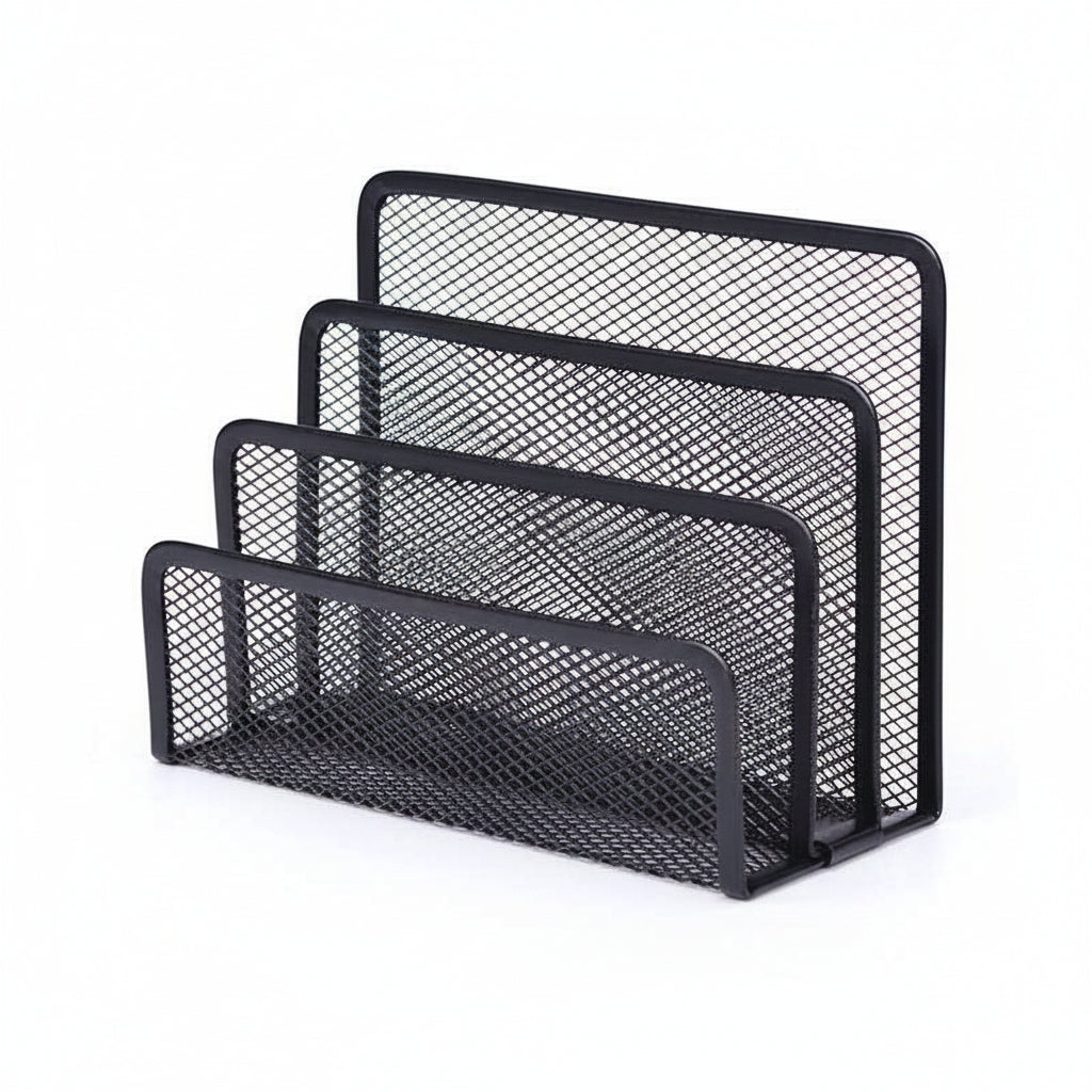 Book Shelves Desk-Organizer Office Mesh Home Metal 1pcs