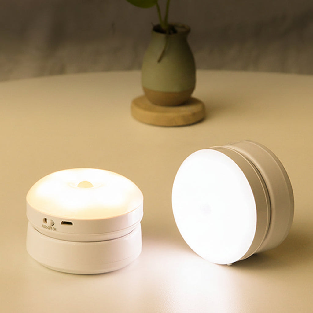 Rotating Human Body Sensor Light Corridor Garage Light Wardrobe Light Motion Sensor Night Light - VibeDroid