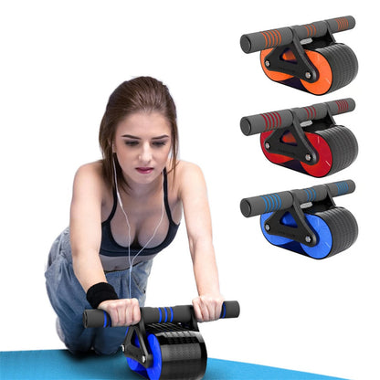 Transform Your Core with the Abdominal Ab Wheel Roller - Automatic Rebound for Effortless Workouts - VibeDroid