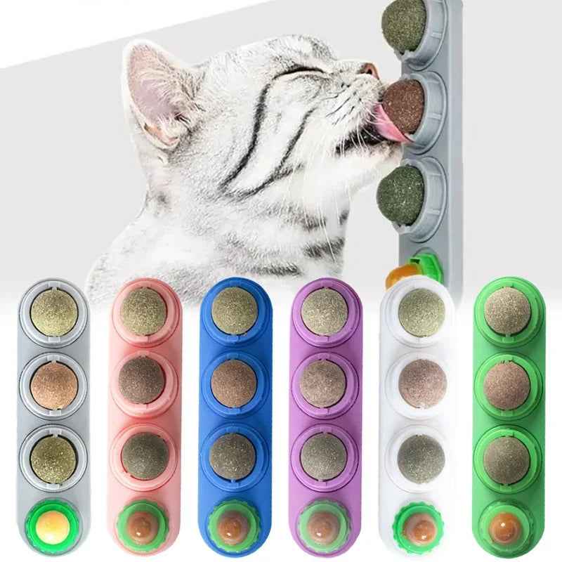 4 In 1 Catnip Ball Toy: The Ultimate Dental Care & Fun for Your Feline - VibeDroid