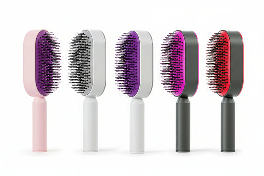 Self Cleaning Hair Brush: Effortless Brushing and Care for Healthy Hair - VibeDroid