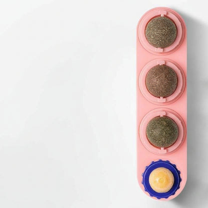 4 In 1 Catnip Ball Toy: The Ultimate Dental Care & Fun for Your Feline - VibeDroid