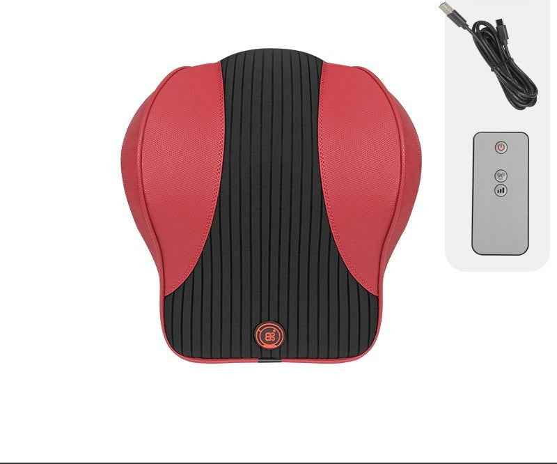 Car Headrest Electric Massage Lumbar Support Cushion