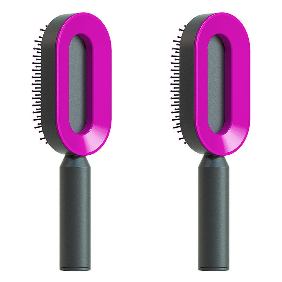 Self Cleaning Hair Brush: Effortless Brushing and Care for Healthy Hair - VibeDroid