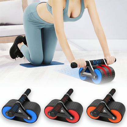 Transform Your Core with the Abdominal Ab Wheel Roller - Automatic Rebound for Effortless Workouts - VibeDroid