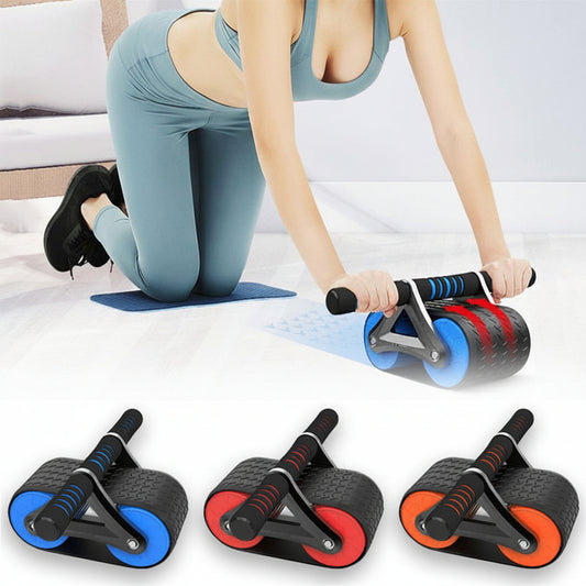 Transform Your Core with the Abdominal Ab Wheel Roller - Automatic Rebound for Effortless Workouts - VibeDroid