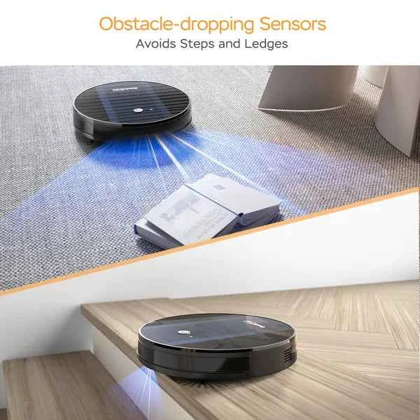 Geek Smart Robot Vacuum Cleaner G6 - Ultra-Thin with 1800Pa Suction Power & Smart App Control