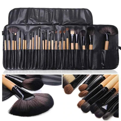 Professional Makeup Brush Set - 24 Pieces for Flawless Application