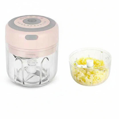 Mini Electric Garlic Chopper: Your Essential Kitchen Assistant for Quick and Easy Meal Prep - VibeDroid