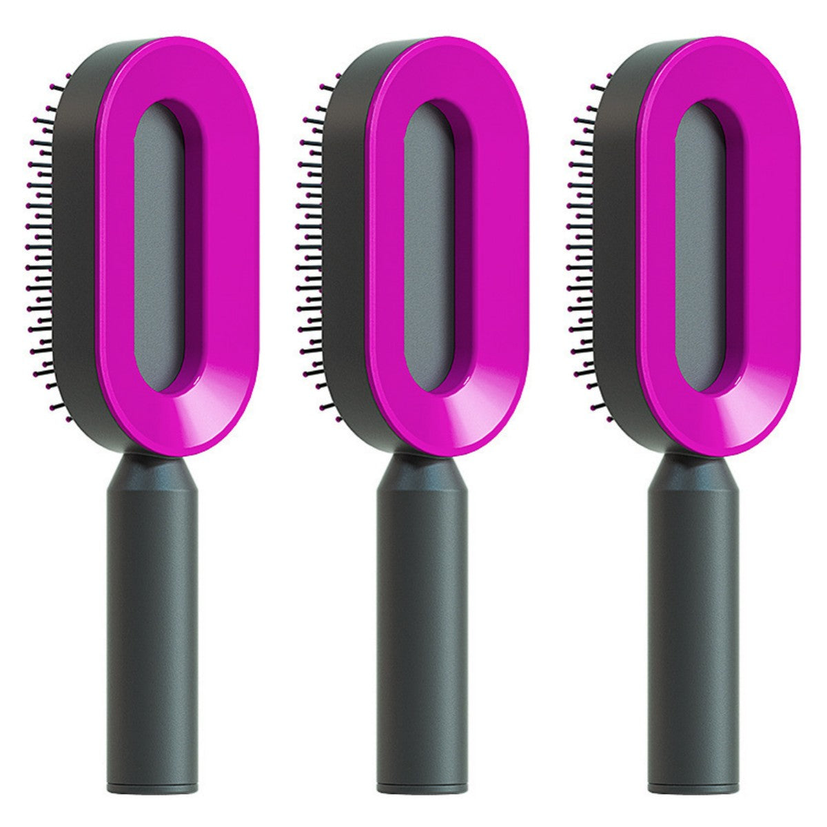 Self Cleaning Hair Brush: Effortless Brushing and Care for Healthy Hair - VibeDroid