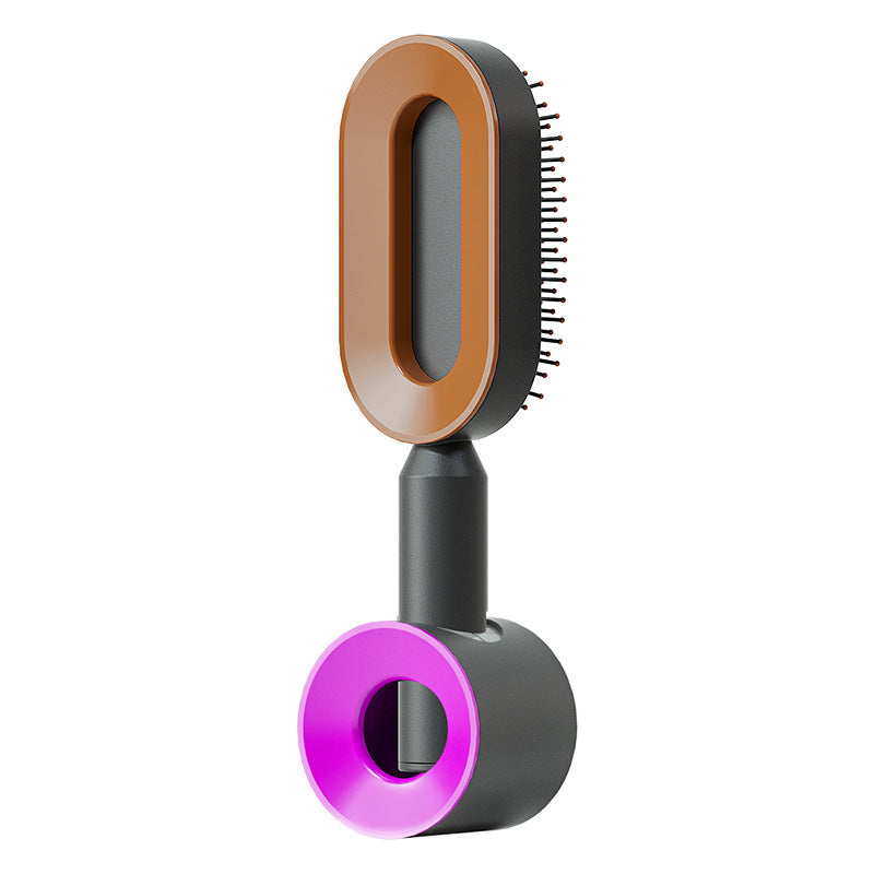 Self Cleaning Hair Brush: Effortless Brushing and Care for Healthy Hair - VibeDroid