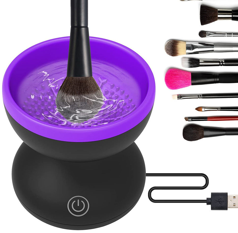 Effortless Electric Makeup Brush Cleaner for Spotless Beauty Tools - VibeDroid