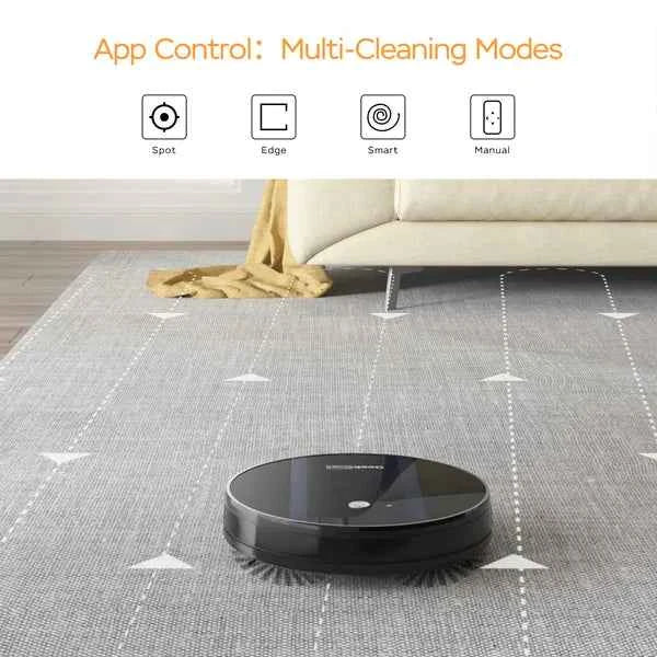Geek Smart Robot Vacuum Cleaner G6 - Ultra-Thin with 1800Pa Suction Power & Smart App Control